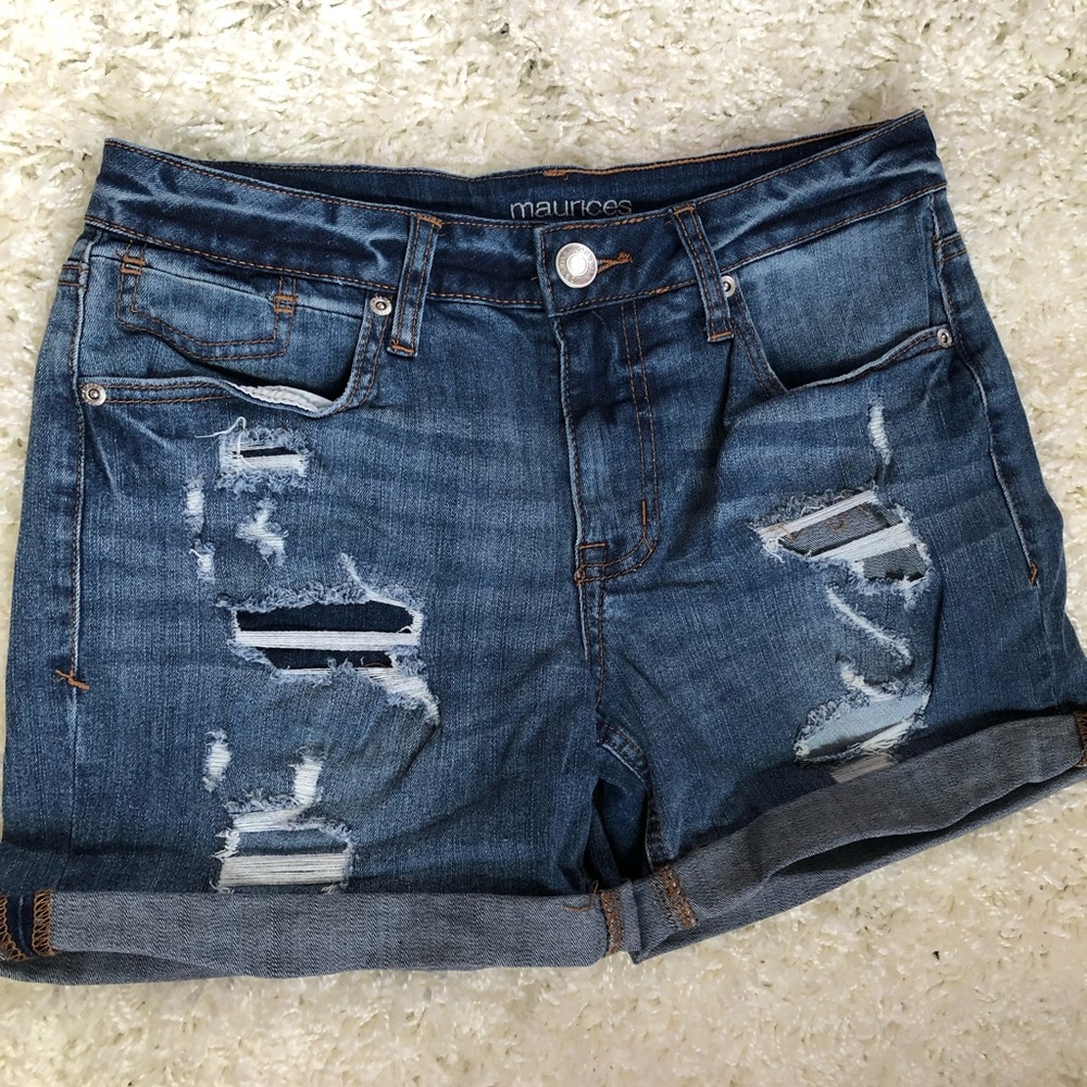 MAURICES HIGH WAIST DENIM SHORTS